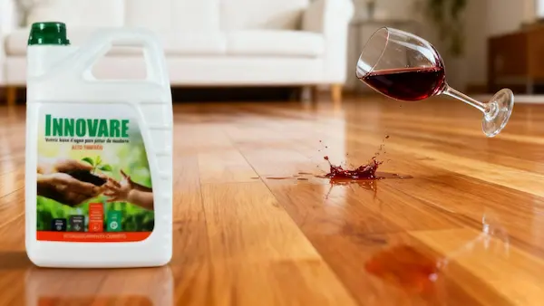 Verniz resistente a vinho